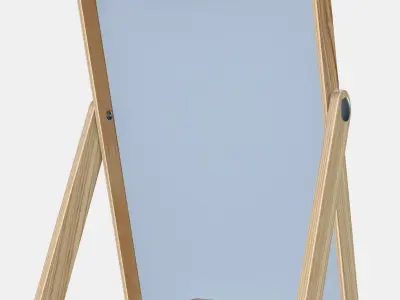 IKORNNES Table mirror Low-poly 3D model