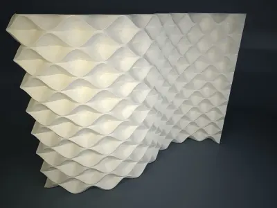 05 PARAMETIC PATTERN Low-poly 3D model