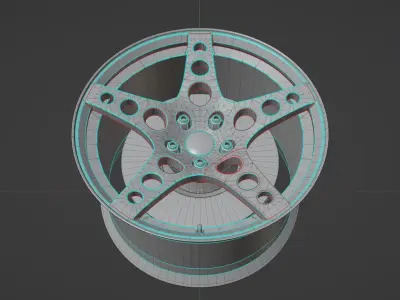 HGK - Wheels - Game Ready Low-poly 3D model