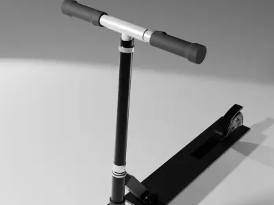 Scooter kick 3D model by CGYaroslav