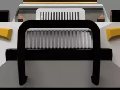 6x6 off roader Free 3D model