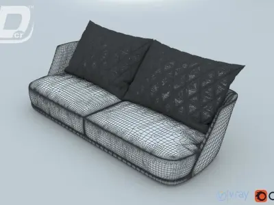 Quiron Sofa 3D model