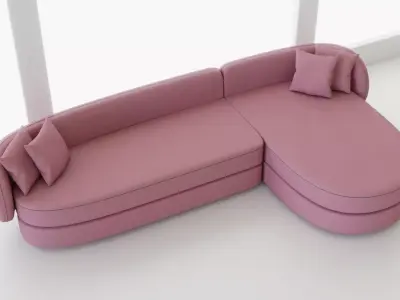 Luna Sofa 3D model
