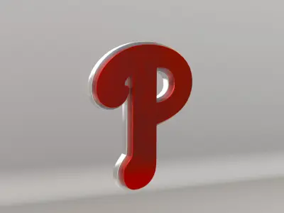 MLB Philadelphia Phillies V2 Team Logo 3D model