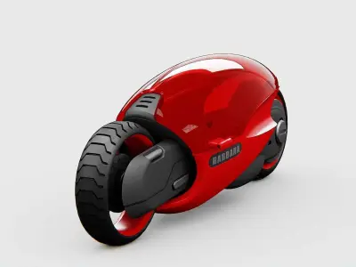 CONCEPT BIKE DS-500   RIGGED 3D model