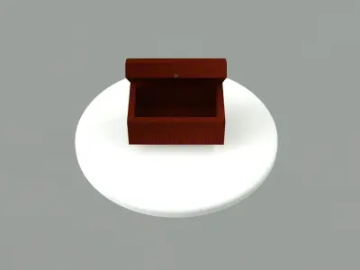wooden box Free 3D model