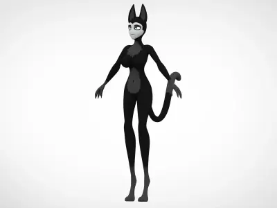 Luina Low-poly 3D model