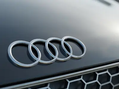 Audi R8 V10 Rigged 3D model