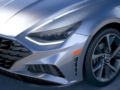 Hyundai Sonata US 2020 3D model
