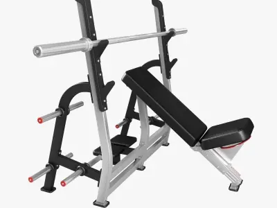 INCLINE BENCH PRESS by nautilus 3D model