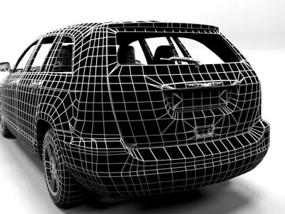 CHRYSLER PACIFICA 2003 Low-poly 3D model