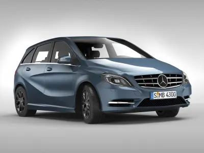 Mercedes Benz B Class 2012 3D model