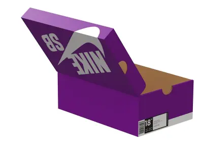 Nike Shoe Box PBR 13 Low-poly 3D model