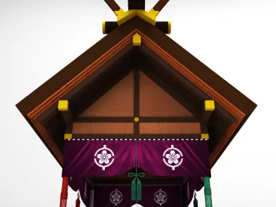 Sumo roof arena sport 3D model