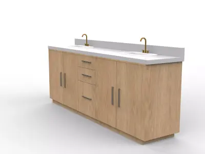 San Bath Vanity 02 3D model