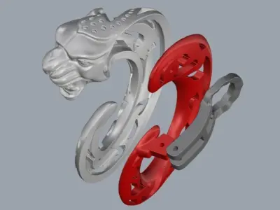 Magerit Earrings Vinculo 3D print model