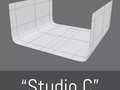 Studio U Free low-poly 3D model
