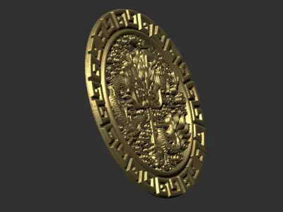 dragon golden 3D print model get
