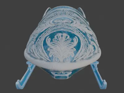 Bobsled 3D model