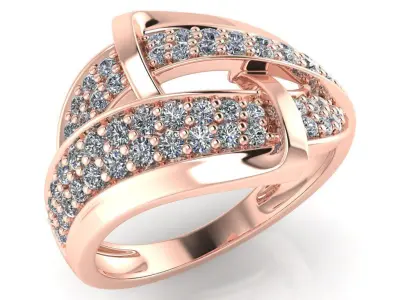 light weight gold diamond rings-C111116SKCH2026011-wt-0-5 3D print model