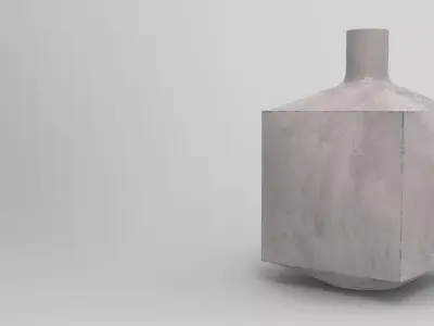 Nua Vase Low-poly 3D model