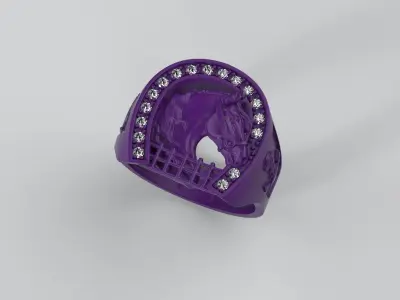 Horseshoe Ring - Anillo Herradura caballo 3D print model