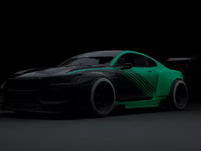 volvo polestar one wide body kit  3D model