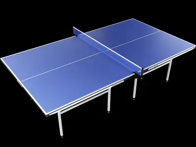 Club - School Table Tennis Table  Low-poly 3D model