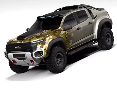 Chevrolet Colorado ZH2 2017 3D model