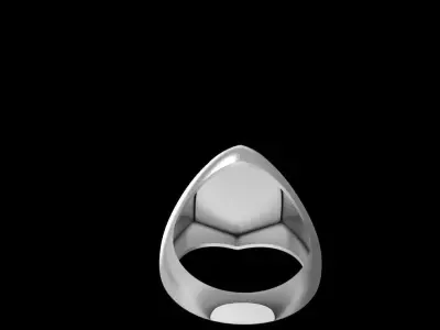 Mens Ring 001  3D print model