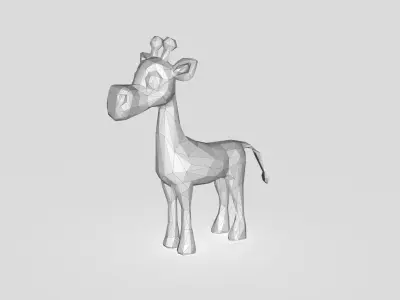 Giraffe Low-poly Low-poly 3D model purchase