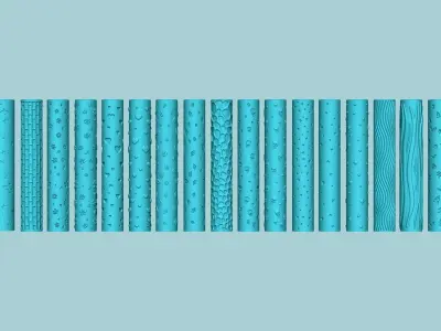 57 Texture Rolls Collection - Fondant Decoration Maker