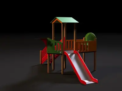 playground boat 3D model