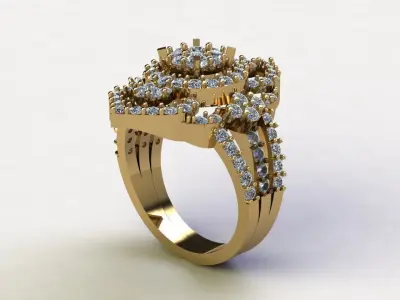 Women ring 2020 modeling pop star R83 3D model