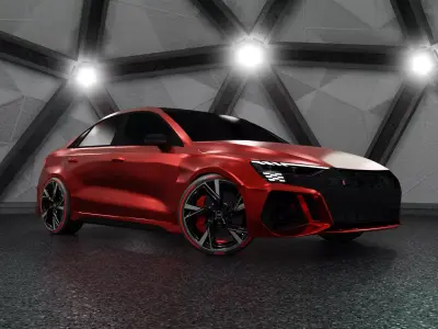 2022-2023 Audi RS3 3D model