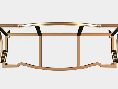 Carved canape for cnc 16 3D model