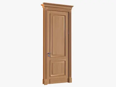 Door classic 02 3D model