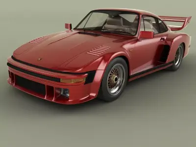 Porsche 911 935 Strassenversion 3D model