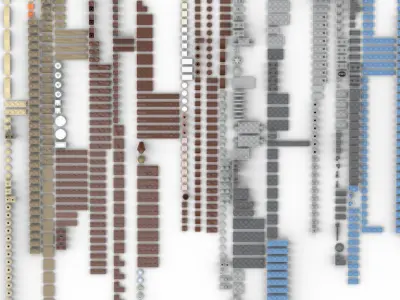 PixelBricks3D - Lego Winter Village Cottage  3D print model