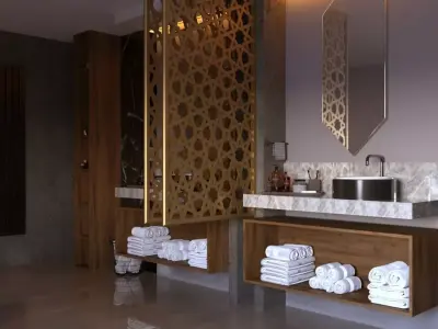 Interior - Bathroom - 210223 3D model