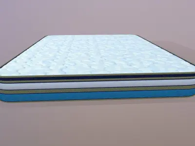 Centuary Mattresses Low-poly 3D model