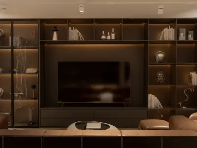 Modern living - A 3D model