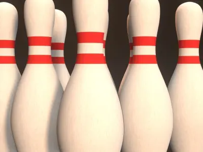 Bowling pins  3D model