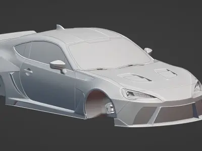 Toyota GT86 Rallybacker FZRNS6 3D model