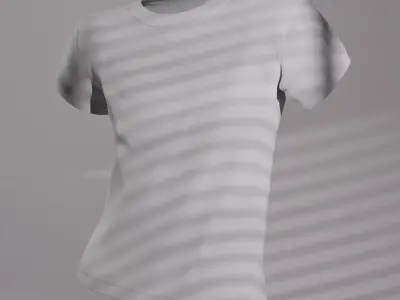 T-shirt Low-poly 3D model