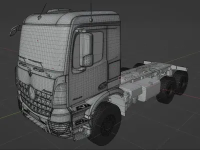 Mercedes Arocs 6x6 3D model