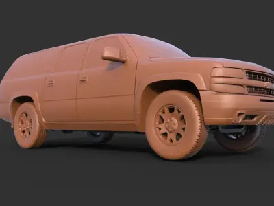 Chevrolet Suburban 3D print model
