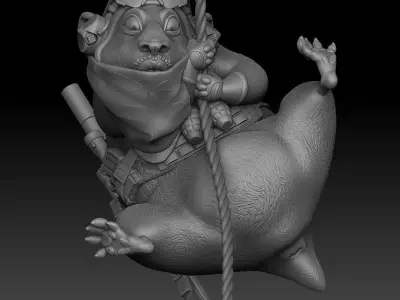 Hamster Black Ops 3D print model