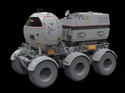 STAR COPS MOON ROVER  3D model