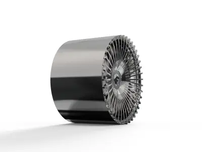 forgiato Trimestre-ECL concave wheel 3D print model